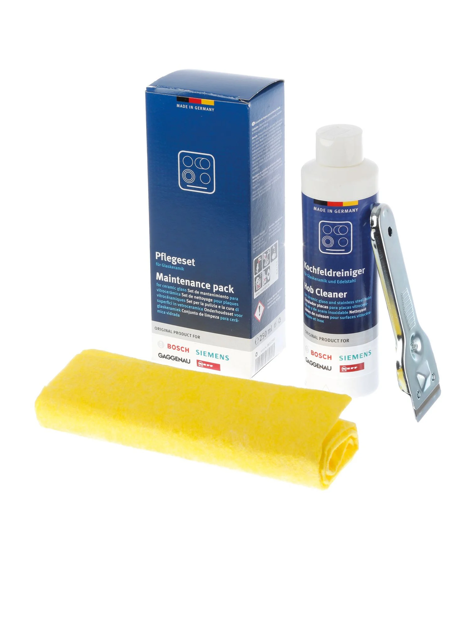 Set de nettoyage induction et vitrocéramiques Bosch Siemens - Promos