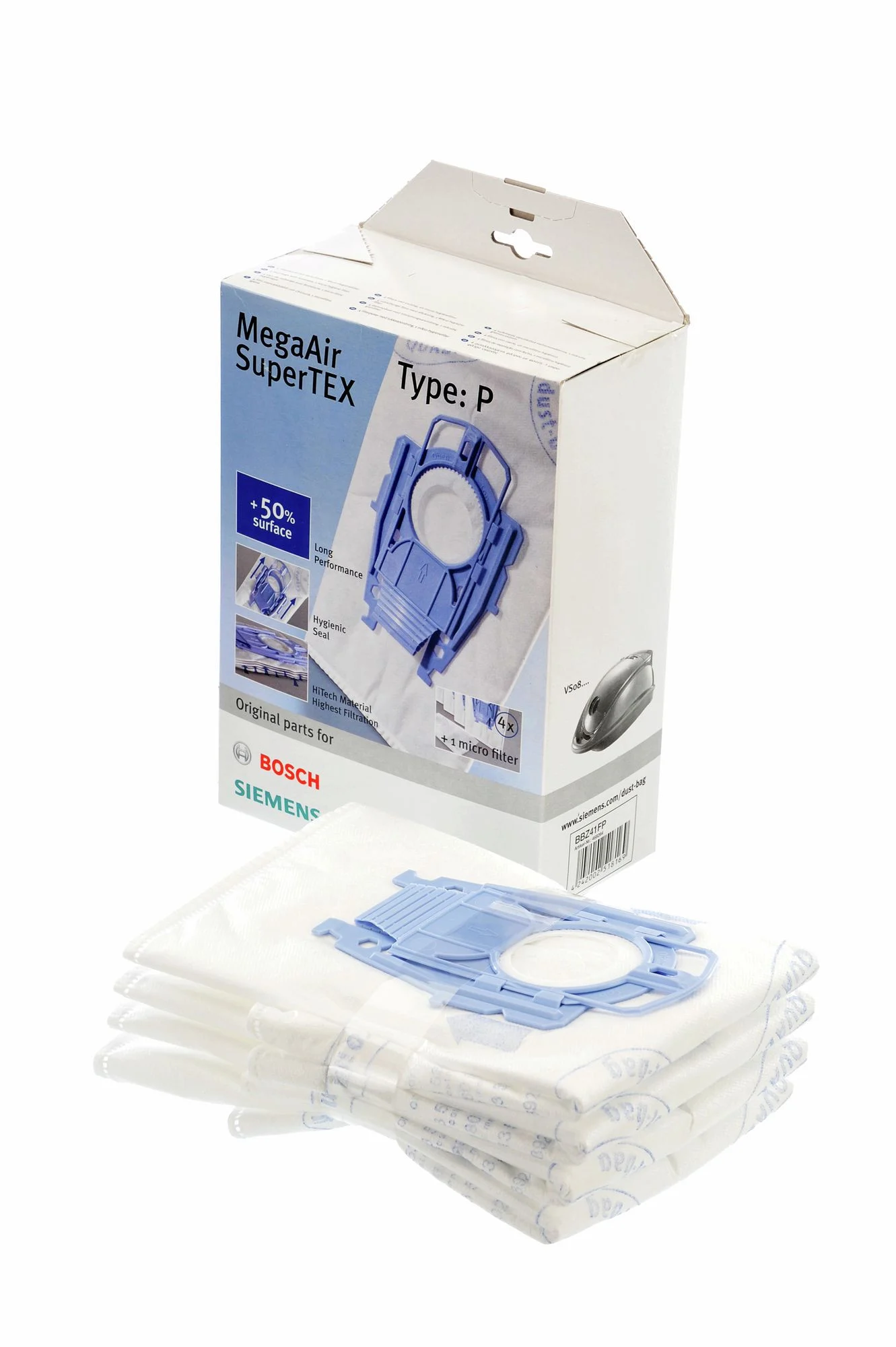 Sacs aspirateurs Bosch / Siemens 00468264 Type P - Promos