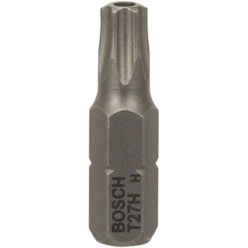 2x embouts de vissage Torx de sécurité extra-durs Bosch, T27H, 25 mm - 2608522013