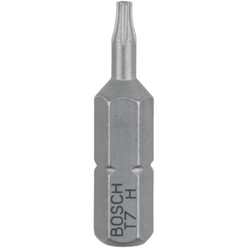 2x embouts de vissage Torx de sécurité extra-durs Bosch, T7H, 25 mm - 2608522006