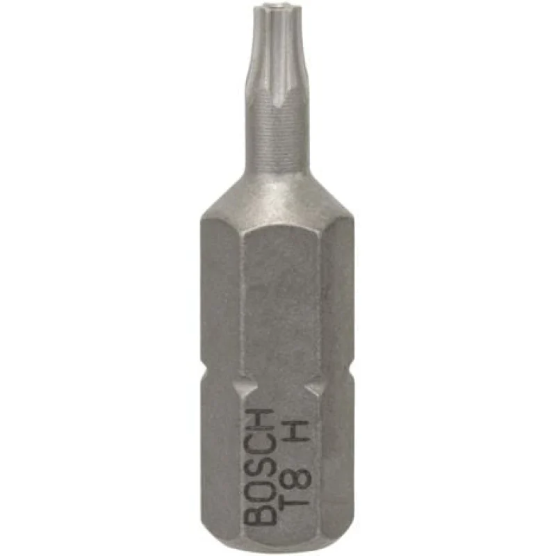 2x embouts de vissage Torx de sécurité extra-durs Bosch, T8H, 25 mm - 2608522007