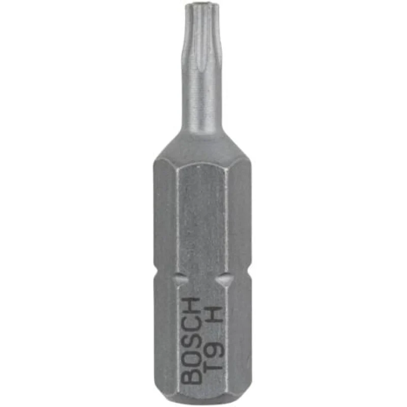 2x embouts de vissage Torx de sécurité extra-durs Bosch, T9H, 25 mm - 2608522008
