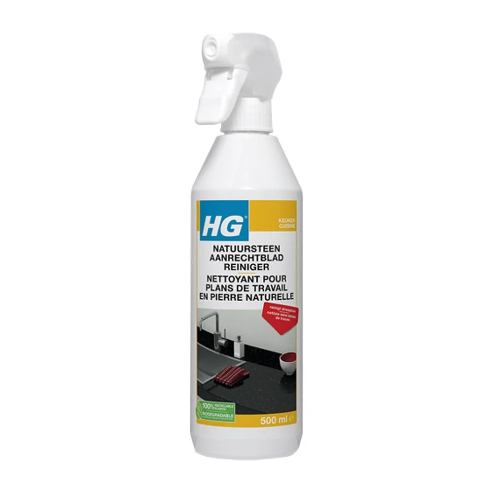 Nettoyant HG pour plans de travail en pierre naturelle (500ml)