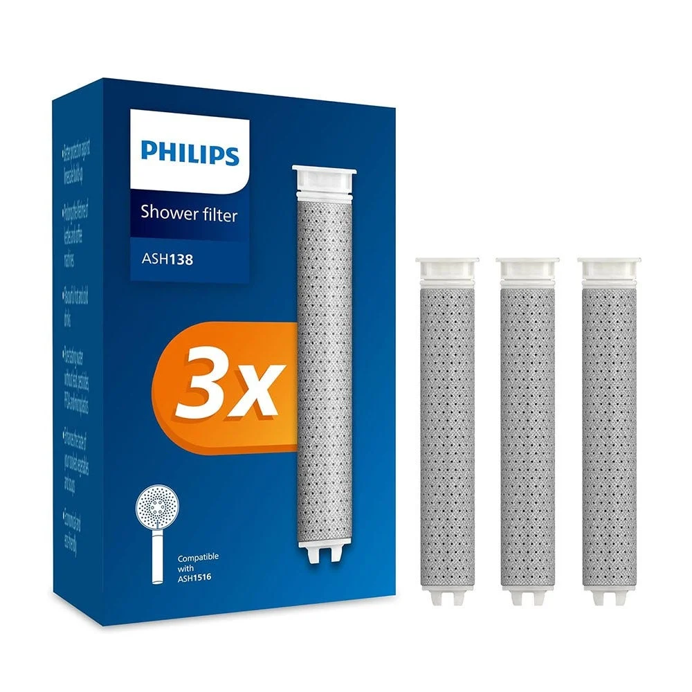Filtres de rechange (3pcs) Philips ASH138 pour pommeau de douche Philips ASH1516CH