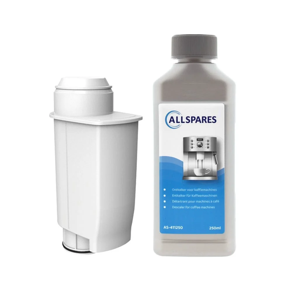 Kit d'entretien pour machine à café cartouche filtrante INTENZA+ CA6702 + détartrant (250ml) par AllSpares