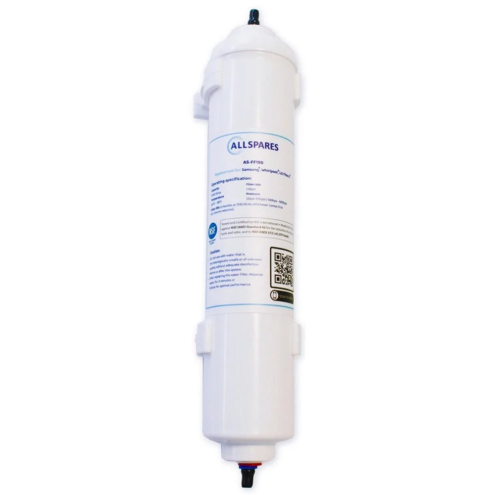Filtre frigo Haier 0060823485A par AllSpares - Universeel