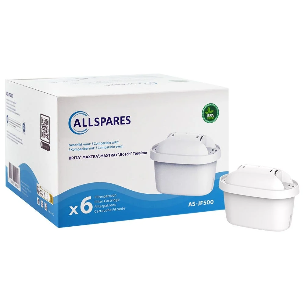 Cartouche filtrante compatible BRITA MAXTRA+ (lot de 6) - AllSpares