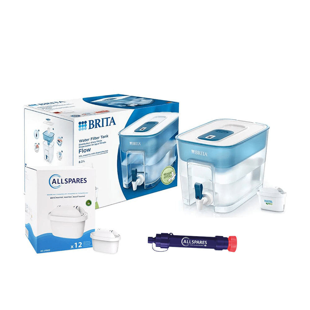Kit de survie Filtration d'eau 3en1 Premium - Station filtrante BRITA + Allspares MINI