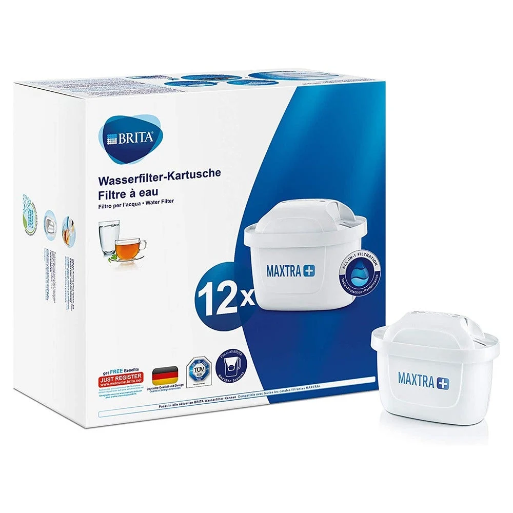 BRITA lot de 12 cartouches filtrantes MAXTRA+ - AllSpares