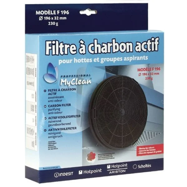 Filtre de hotte C00090827 / F196 - WHIRLPOOL/INDESIT