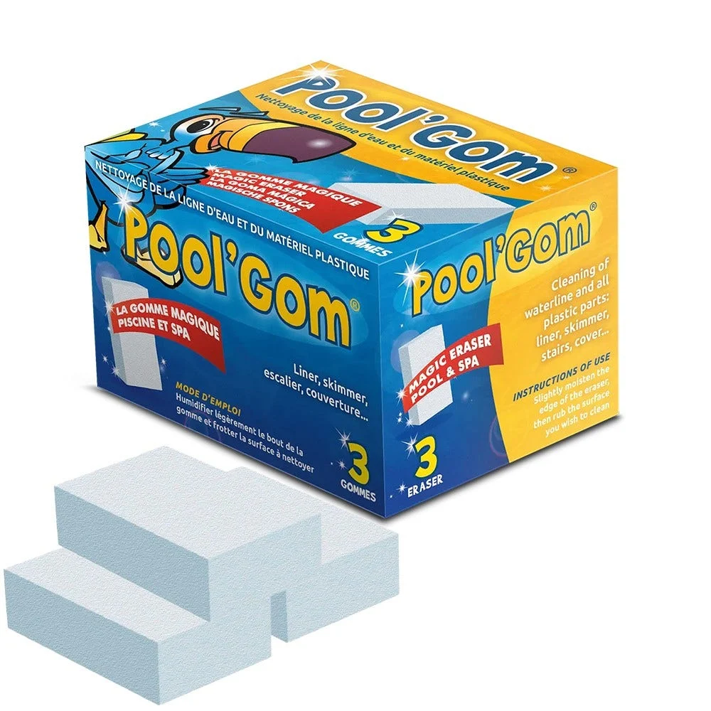Toucan Pool’Gom (3pcs) La Gomme Magique piscine et spa - hth Spa