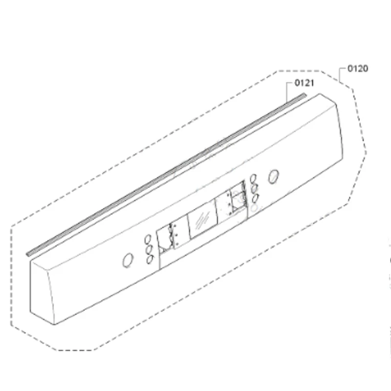 Bandeau (repère 120) BOSCH 00675474 - BOSCH B/S/H