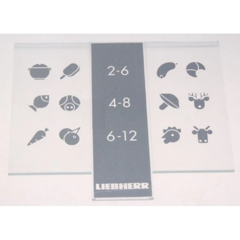 Bandeau serigraphie pour Réfrigérateur, Congélateur LIEBHERR 7436050