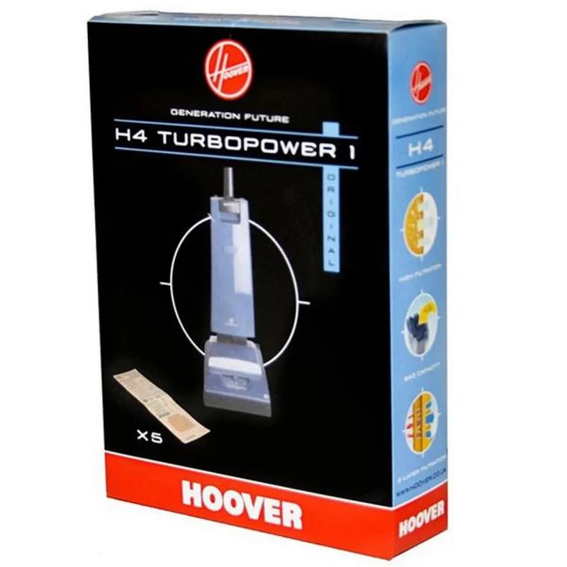 Boite de 5 sacs H4 TURBOPOWER1 HOOVER 9173691