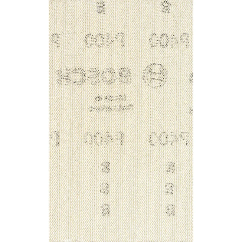 Bosch 10x Abrasifs réticulés EXPERT M480 (pour Peinture sur bois, Bois dur, Ø 80x133 mm, Grain 400, Professional Accessoire Ponceuse excentrique) - Bosch Outillages