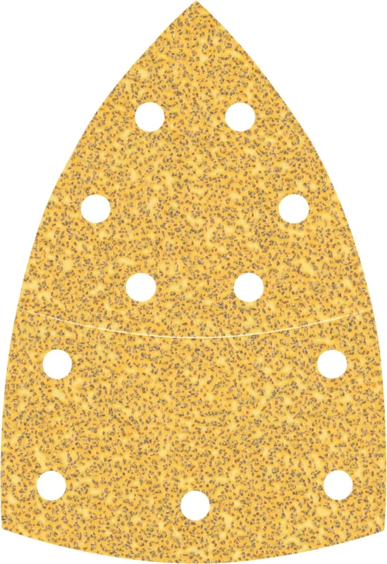 Bosch 10x Feuilles abrasives EXPERT C470 à 11 trous (pour Peinture sur bois, Bois dur, Ø 102x62 mm, Grain 40, Professional Accessoire Ponceuse Multi) - Bosch Outillages