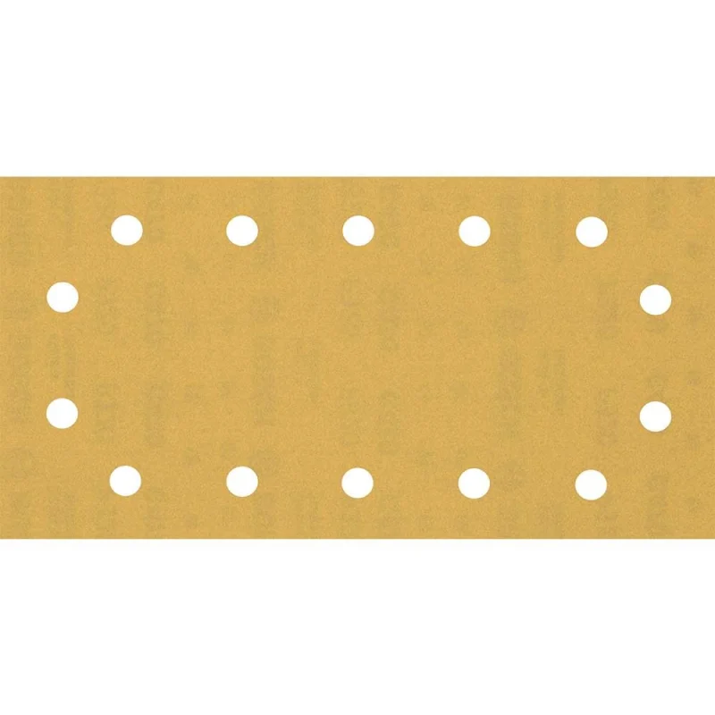 Bosch 10x Feuilles abrasives EXPERT C470 à 14 trous (pour Peinture sur bois, Bois dur, Ø 115x230 mm, Grain 320, Professional Accessoire Ponceuse excentrique) - Bosch Outillages