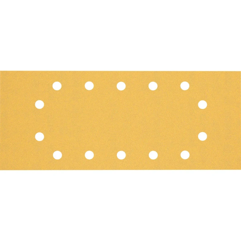 Bosch 10x Feuilles abrasives EXPERT C470 à 14 trous (pour Peinture sur bois, Bois dur, Ø 115x280 mm, Grain 120, Professional Accessoire Ponceuse excentrique) - Bosch Outillages