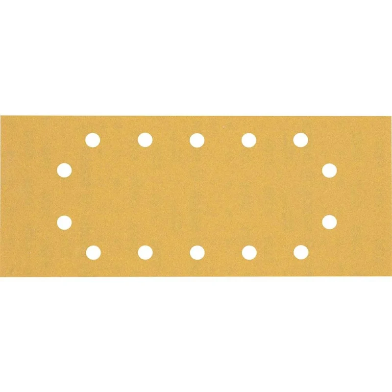 Bosch 10x Feuilles abrasives EXPERT C470 à 14 trous (pour Peinture sur bois, Bois dur, Ø 115x280 mm, Grain 180, Professional Accessoire Ponceuse excentrique) - Bosch Outillages