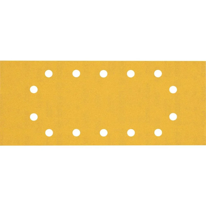 Bosch 10x Feuilles abrasives EXPERT C470 à 14 trous (pour Peinture sur bois, Bois dur, Ø 115x280 mm, Grain 240, Professional Accessoire Ponceuse excentrique) - Bosch Outillages