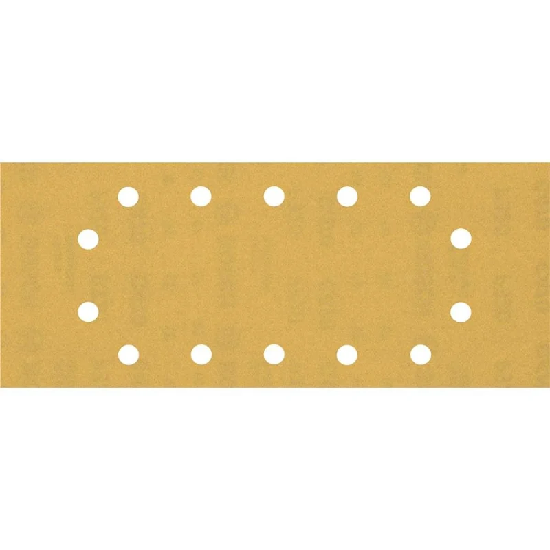 Bosch 10x Feuilles abrasives EXPERT C470 à 14 trous (pour Peinture sur bois, Bois dur, Ø 115x280 mm, Grain 320, Professional Accessoire Ponceuse excentrique) - Bosch Outillages