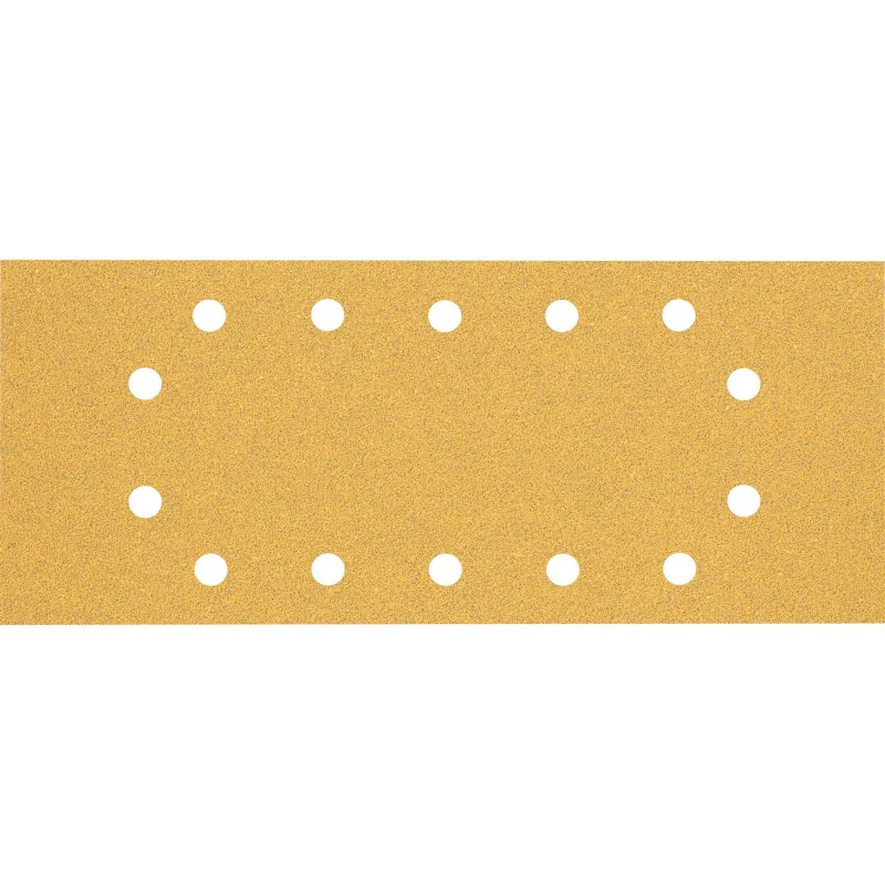 Bosch 10x Feuilles abrasives EXPERT C470 à 14 trous (pour Peinture sur bois, Bois dur, Ø 115x280 mm, Grain 60, Professional Accessoire Ponceuse excentrique) - Bosch Outillages