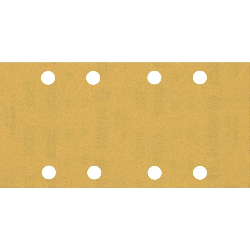 Bosch 10x Feuilles abrasives EXPERT C470 à 8 trous (pour Peinture sur bois, Bois dur, Ø 93x186 mm, Grain 320, Professional Accessoire Ponceuse excentrique) - Bosch Outillages