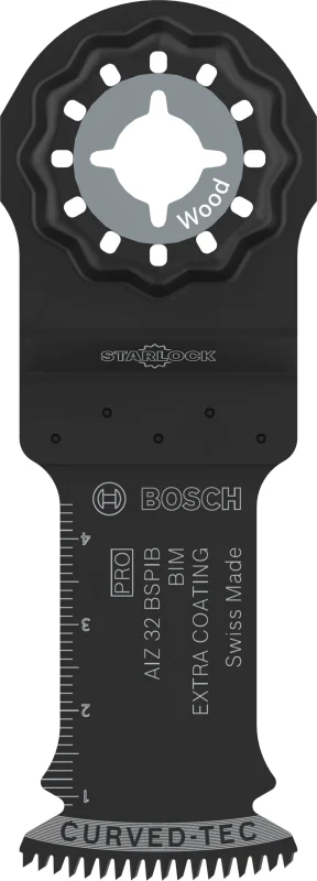 Bosch 10x Lame pour outil multifonctions PRO Multi Material AIZ 32 BSPIB (pour Bois dur, Panneaux plastifiés, Largeur 32 mm, Professional Accessoire Outil multifonction) - Bosch Outillages