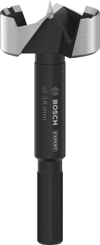 Bosch 1x Foret à bois Forstner EXPERT (pour Bois résineux, Bois dur, Ø 38,00 mm, Professional Accessoire Perceuse/Visseuse à percussion, Perceuses/visseuses rotatives) - Bosch Outillages