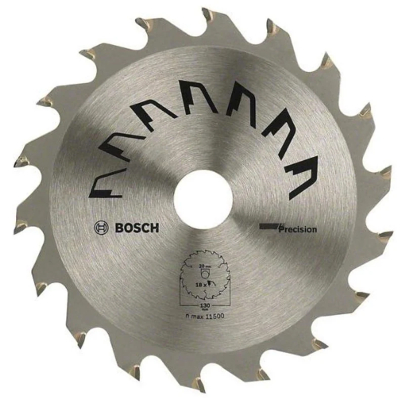 Bosch 1x Lame de Scie Circulaire Precison (pour Bois, Ø 184 x 2.5/1.5 x 20/16 mm, 40 Dents, ATB, avec 1x Bague de Réduction 16 mm, Accessoire Scie Circulaire) - Bosch Outillages