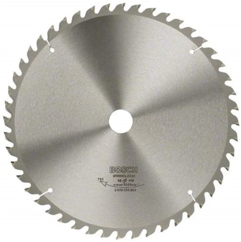 Bosch 1x Lame de Scie Circulaire Precison (pour Bois, Ø 300 x 3.2/2.2 x 30 mm, 48 Dents, ATB, Accessoire Scie Circulaire) - Bosch Outillages