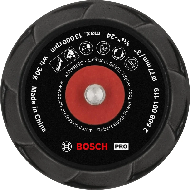 Bosch 1x Plateau de ponçage PRO pour ponceuses de précision (Ø 77 mm, Professional Accessoire Ponceuses de précision) - Bosch Outillages