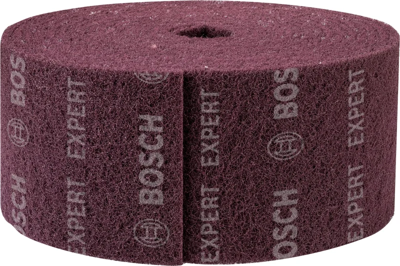 Bosch 1x Rouleaux en non-tissé EXPERT N880 (pour Tôles en acier, Acier inoxydable, Largeur 150 mm, Longueur 10 m, Medium A, Professional Accessoire Ponçage manuel)