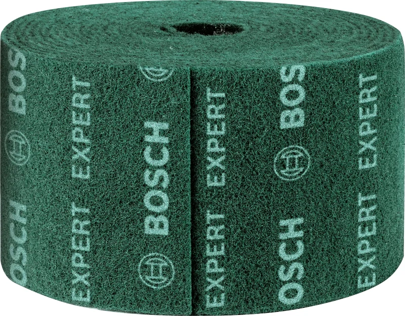 Bosch 1x Rouleaux en non-tissé EXPERT N880 (pour Tôles en acier, Acier inoxydable, Largeur 150 mm, Longueur 10 m, très fin GP, Professional Accessoire Ponçage manuel)