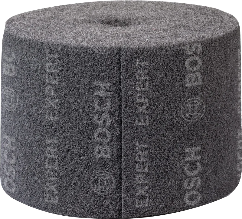 Bosch 1x Rouleaux en non-tissé EXPERT N880 (pour Tôles en acier, Acier inoxydable, Largeur 150 mm, Longueur 10 m, Ultra fine S, Professional Accessoire Ponçage manuel)