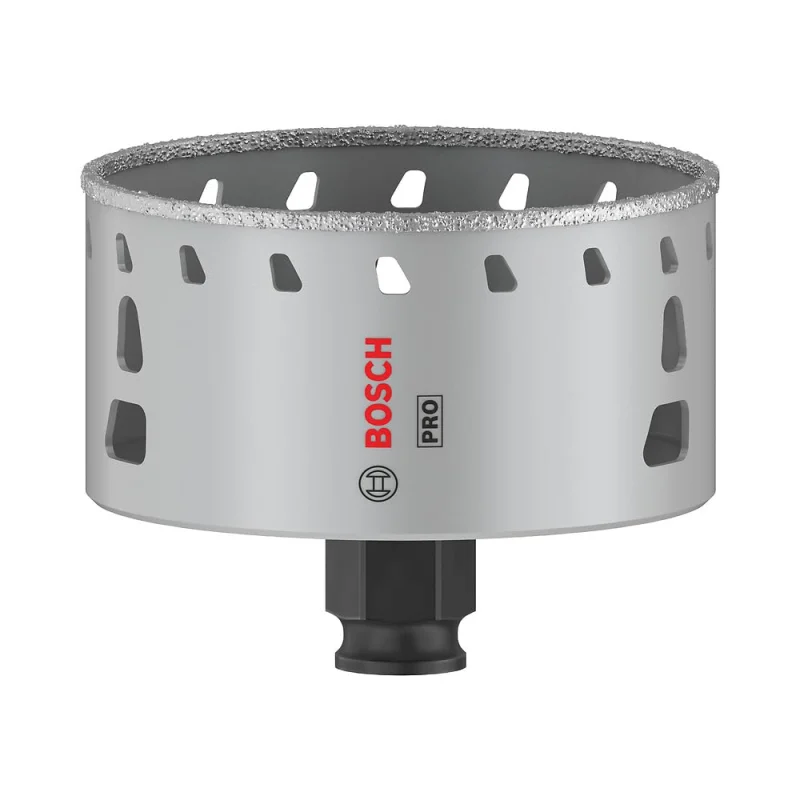 Bosch 1x Scie trépan PRO Tile Power Change Plus (pour Carreaux de Hard Ceramic, Carreaux de céramique tendres, Ø 83 mm, Professional Accessoire Perceuses/visseuses rotatives) - Bosch Outillages