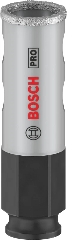 Bosch 1x Scie trépan PRO Tile Power Change Plus (pour Carrelages durs, Carreaux tendres, Ø 20 mm, Professional Accessoire Perceuses/visseuses rotatives) - Bosch Outillages