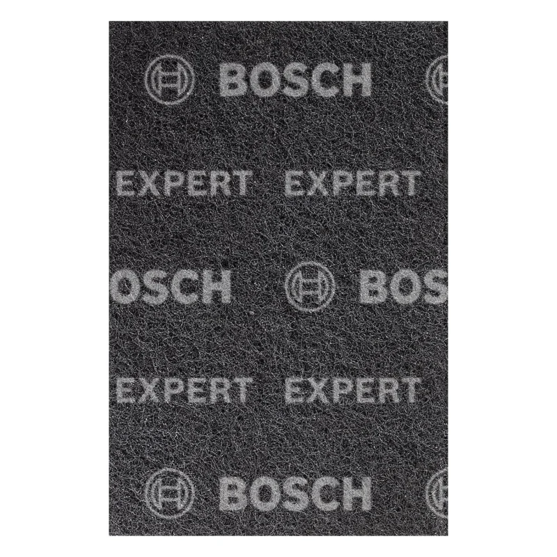 Bosch 1x Tampons en non-tissé EXPERT N880 (pour Tôles en acier, Acier inoxydable, Ø 152 x 229 mm, moyen S, Professional Accessoire Ponçage manuel)