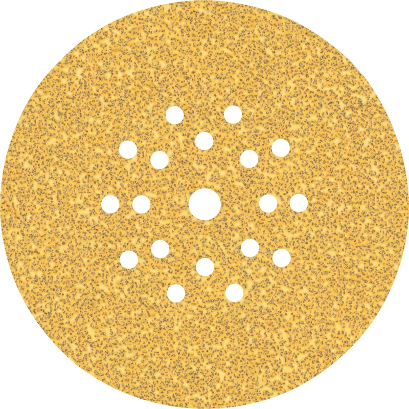 Bosch 25x Feuilles abrasives EXPERT C470 à 19 trous (pour Peinture sur bois, Bois dur, Ø 225 mm, Grain 40, Professional Accessoire Ponceuse pour cloison sèche) - Bosch Outillages