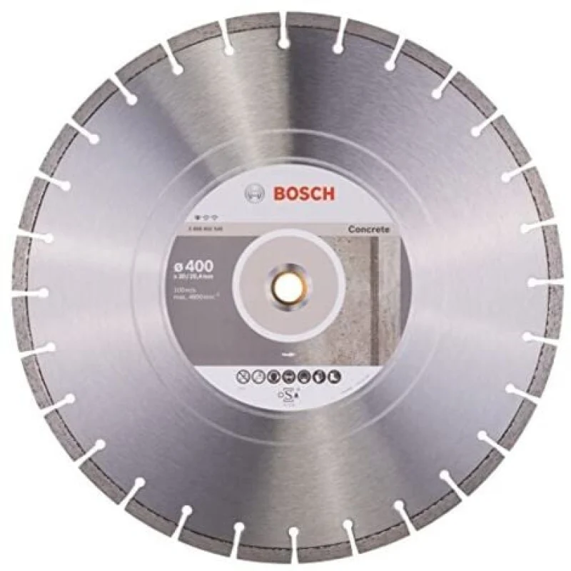 Bosch 2608602545 Disque à tronçonner diamanté standard for concrete 400 x 20/25,40 x 3,2 x 10 mm - Bosch Outillages