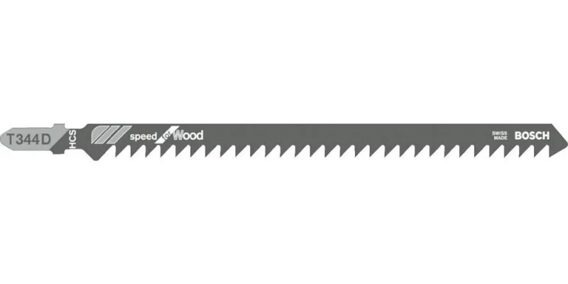 Bosch 2608633A34 (T344D) Lame de scie sauteuse pour bois (lot de 5) - Bosch Outillages