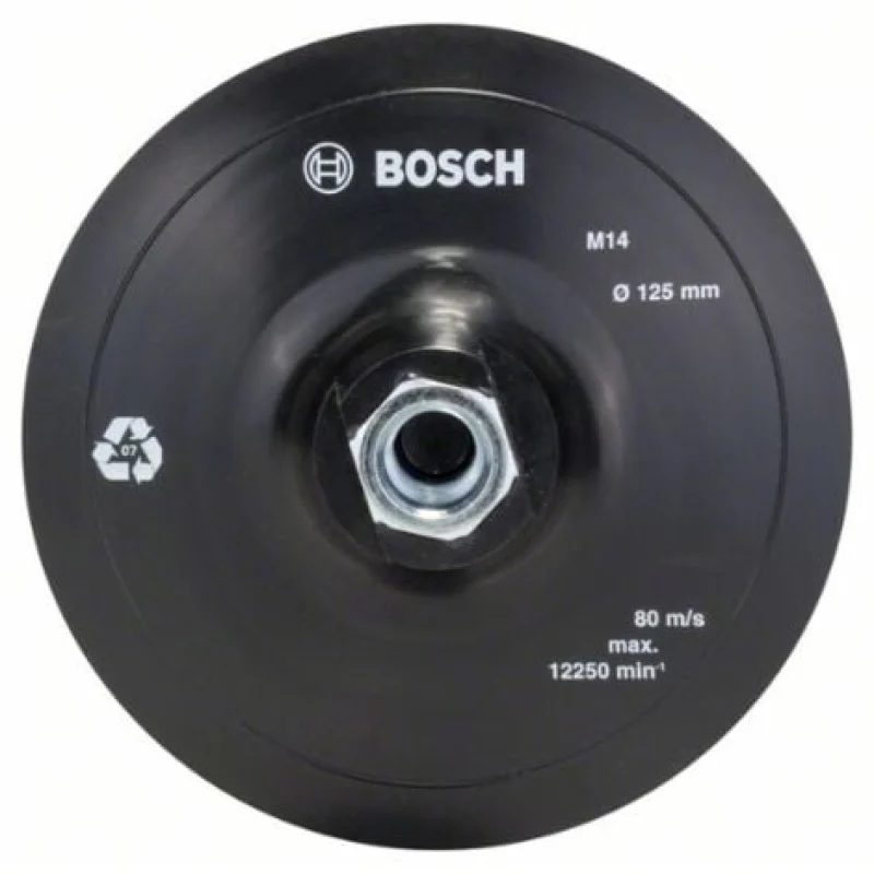 Bosch 2609256272 Plateau de ponçage caoutchouc pour meuleuse - Bosch Outillages