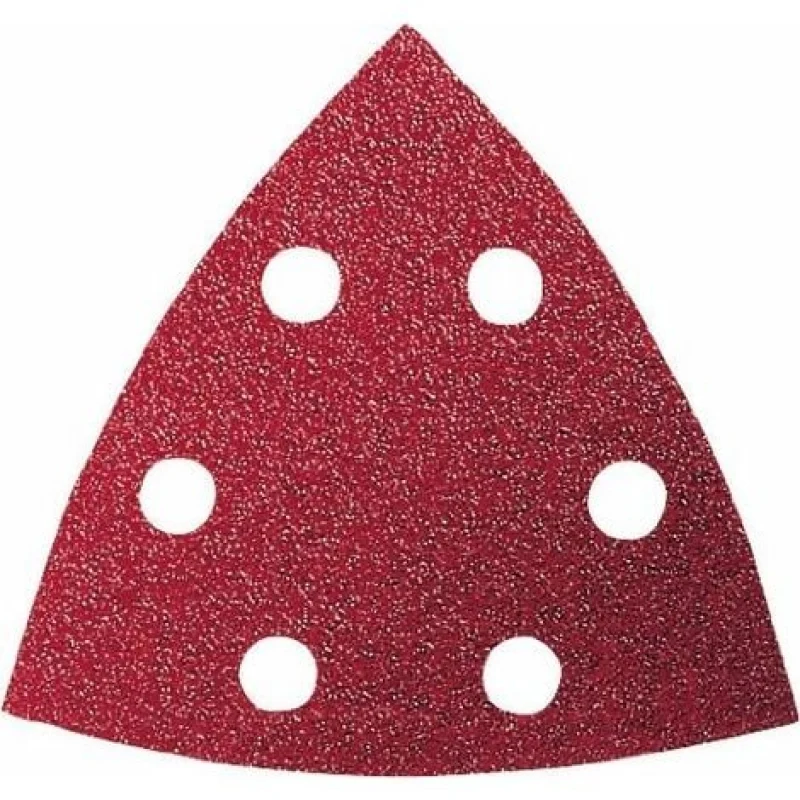 BOSCH 2609256957 SET DE 10 FEUILLES ABRASIVES BOIS DELTA 93 MM 6 TROUS GRAINS 60/80/120/180/240 - Bosch Outillages