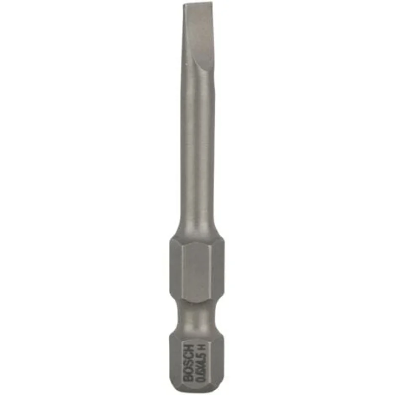 Bosch 3x embouts de vissage extra-durs, S 0,6 x 4,5, 49 mm - 2607001477
