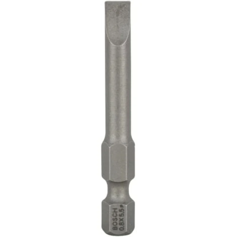 Bosch 3x embouts de vissage extra-durs, S 0,8 x 5,5, 49 mm - 2607001479