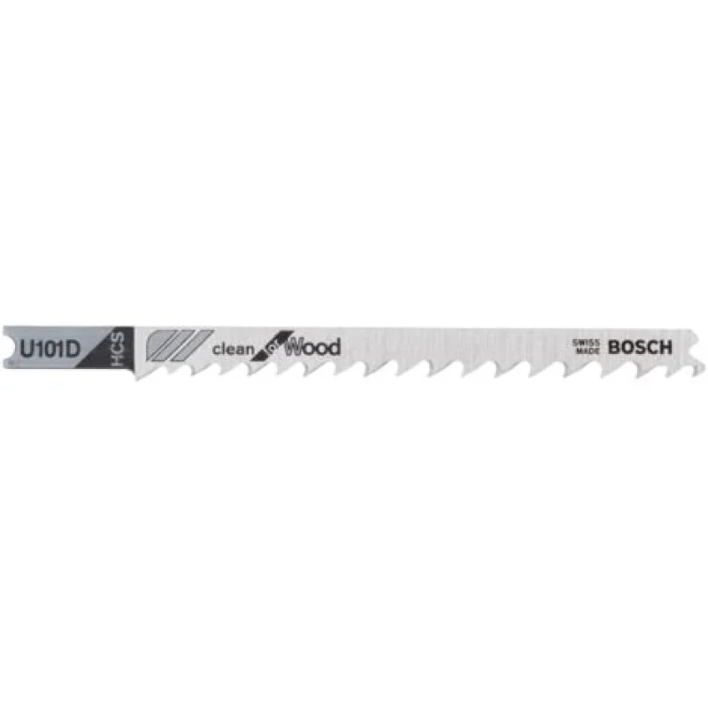 Bosch 3x lame de scie sauteuse U 101 D Clean for Wood - 2608637723