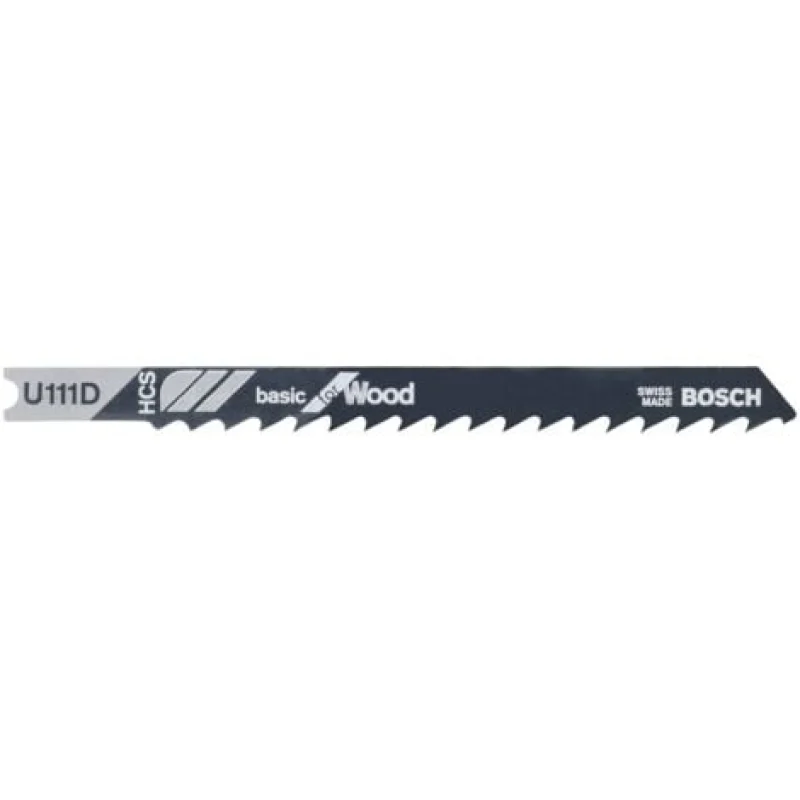 Bosch 3x lame de scie sauteuse U 111 D Basic for Wood - 2608637559