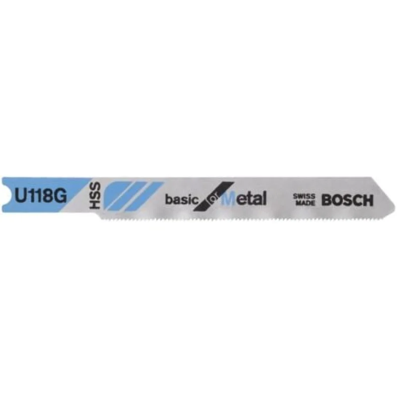 Bosch 3x lame de scie sauteuse U 118 G Basic for Metal - 2608631770