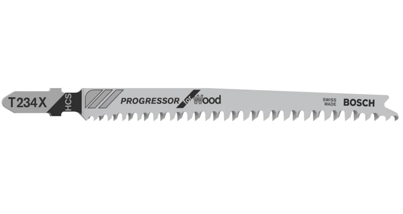 Bosch 3x Lames de scie sauteuse T 234 X Progressor for Wood (pour Bois résineux, Contreplaqué, Longueur 117 mm, Professional Accessoire Scie sauteuse) - Bosch Outillages