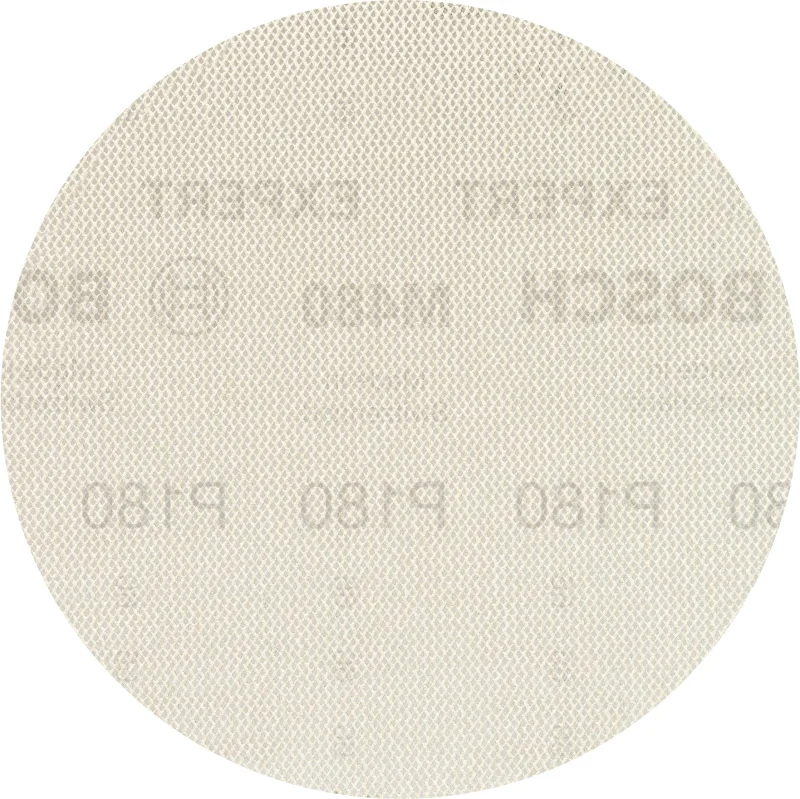 Bosch 50x Abrasifs réticulés EXPERT M480 (pour Peinture sur bois, Bois dur, Ø 125 mm, Grain 180, Professional Accessoire Ponceuse excentrique, Ponceuse excentrique) - Bosch Outillages